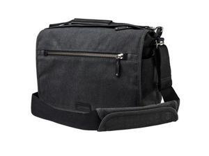 Tenba Cooper 13 DSLR Bag for Mirrorless/DSLR Camera, Gray Canvas/Black Leather Tenba Cooper 13 DSLR Bag for Mirrorless/DSLR Camera, Gray Canvas/Black Leather