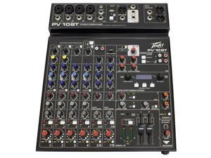 Peavey PV 10 BT Compact Pro Audio Mixer with Bluetooth #03612790 Peavey PV 10 BT Compact Pro Audio Mixer with Bluetooth #03612790