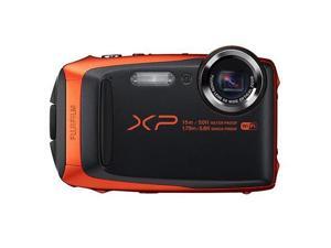 FUJIFILM XP90 16.4 MP Waterproof Digital Camera, Graphite with Orange FUJIFILM XP90 16.4 MP Waterproof Digital Camera, Graphite with Orange