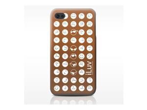 iLuv EMOTICON Brown Soft Coated Ultra Thin Case For iPhone 4/4S iCC731 iLuv EMOTICON Brown Soft Coated Ultra Thin Case For iPhone 4/4S iCC731