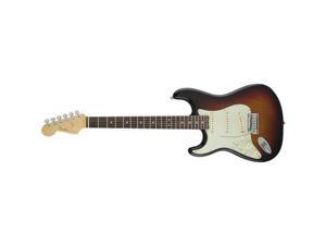 Fender Stratocaster Left-Hand Guitar, Rosewood Fingerboard, 3-Color Sunburst Fender Stratocaster Left-Hand Guitar, Rosewood Fingerboard, 3-Color Sunburst