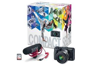 Canon EOS M3 w/EF-M 18-55mm F3.5/5.6 IS STM Lens, Black & Rode Mic, 32GB Card Canon EOS M3 w/EF-M 18-55mm F3.5/5.6 IS STM Lens, Black & Rode Mic, 32GB Card