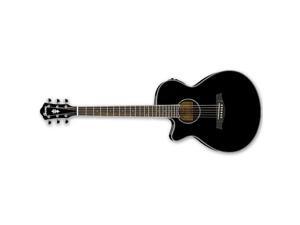 Ibanez AEG10LII Left-Handed Acoustic Electric Guitar, Black High Gloss Ibanez AEG10LII Left-Handed Acoustic Electric Guitar, Black High Gloss
