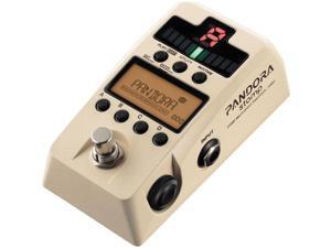 Korg Pandora Stomp Multi-Effect Processor and Tuner, Ivory #PXST-IV Korg Pandora Stomp Multi-Effect Processor and Tuner, Ivory #PXST-IV