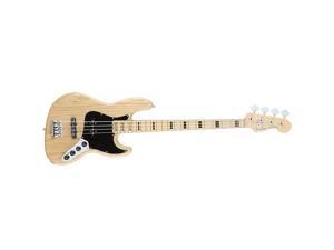 Fender American Elite Jazz Bass Ash Guitar with Maple Fingerboard, Natural Fender American Elite Jazz Bass Ash Guitar with Maple Fingerboard, Natural