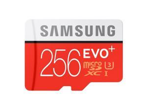 Samsung EVO+ 256GB Class 10 U3 microSDXC Memory Card with Adapter #MB-MC256DA/AM Samsung EVO+ 256GB Class 10 U3 microSDXC Memory Card with Adapter #MB-MC256DA/AM