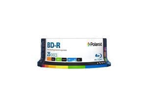 Polaroid BD-R Write Once Blu-ray Disc, 25-Pack Spindle #PRBRAYR025S Polaroid BD-R Write Once Blu-ray Disc, 25-Pack Spindle #PRBRAYR025S