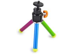 Polaroid 8" Color Heavy Duty Mini Tripod with Pan/Tilt Head, Black #PLTRI8B Polaroid 8" Color Heavy Duty Mini Tripod with Pan/Tilt Head, Black #PLTRI8B