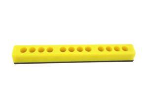 Mechanics Time Saver 12 Slot 1/4 in Magnetic Hex Bit Holder Organizer MTS USA Mechanics Time Saver 12 Slot 1/4 in Magnetic Hex Bit Holder Organizer MTS USA