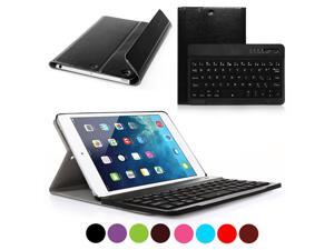 For iPad Air 2 iPad 6 Wireless Bluetooth Keyboard with Leather Case Stand Cover For iPad Air 2 iPad 6 Wireless Bluetooth Keyboard with Leather Case Stand Cover