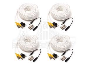 Q-see Lot 4 QS100B 100FT BNC Male Cable w 2 Female Connectors Q-see Lot 4 QS100B 100FT BNC Male Cable w 2 Female Connectors