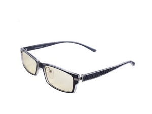 CORN Optiks YJ-2 Full Rim Advanced Video Gaming Eyewear Glasses with Headset Compatibility and Amber Lens Tint, Flexible Beta Memory Polymer (Grey) CORN Optiks YJ-2 Full Rim Advanced Video Gaming Eyewear Glasses with Headset Compatibility and Amber Lens Tint, Flexible Beta Memory Polymer (Grey)