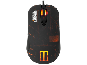SteelSeries Call of Duty Black Ops II 62157 Black / Orange 7 Buttons 1 x Wheel USB Wired Laser Gaming Mouse SteelSeries Call of Duty Black Ops II 62157 Black / Orange 7 Buttons 1 x Wheel USB Wired Laser Gaming Mouse