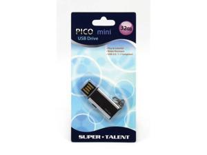 Super Talent Pico Mini-C 32GB USB 2.0 Flash Drive (Black) Super Talent Pico Mini-C 32GB USB 2.0 Flash Drive (Black)
