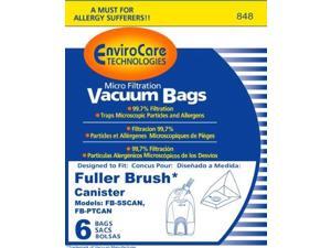 Fuller Brush Canister Vacuum Bags FB-SSCAN FB-PTCAN (6 Pack) Fuller Brush Canister Vacuum Bags FB-SSCAN FB-PTCAN (6 Pack)