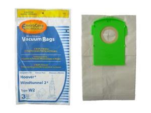 12 Hoover Type W2 Windtunnel Allergy Vacuum Bags, Bagged, Upright Vacuum Cleaners, W2, 401080W2 12 Hoover Type W2 Windtunnel Allergy Vacuum Bags, Bagged, Upright Vacuum Cleaners, W2, 401080W2