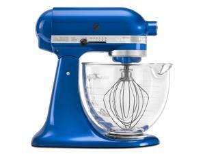 KitchenAid KSM155GBEB Artisan Design Series 5-Quart Tilt-Head Stand Mixer with Glass Bowl Electric Blue KitchenAid KSM155GBEB Artisan Design Series 5-Quart Tilt-Head Stand Mixer with Glass Bowl Electric Blue