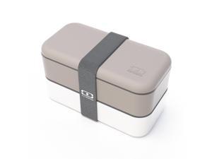 monbento MB Original Bento Box, Grey/White monbento MB Original Bento Box, Grey/White