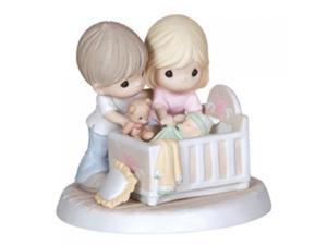 Precious Moments, Baby Gifts, "We're Glad You Came Into Our Lives", Bisque Porcelain Figurine, Family, #132002 Precious Moments, Baby Gifts, "We're Glad You Came Into Our Lives", Bisque Porcelain Figurine, Family, #132002