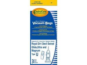 3 Pack Dirt Devil Type U Microfresh Vacuum Bags 3 Pack Dirt Devil Type U Microfresh Vacuum Bags