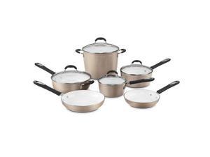 Cuisinart 59-10CH Elements Non Stick Cookware 10Pc. Set, Champagne Cuisinart 59-10CH Elements Non Stick Cookware 10Pc. Set, Champagne