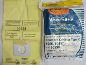Envirocare Kenmore Mircrofiltration Canister Vacuum Bags - 50558, 5055, 50557 9pk (9 Bags & 1 EF2 Filter) Envirocare Kenmore Mircrofiltration Canister Vacuum Bags - 50558, 5055, 50557 9pk (9 Bags & 1 EF2 Filter)
