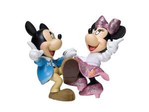 Enesco Disney Showcase Mickey and Minnie Jitterbug Figurine, 4-1/4-Inch Enesco Disney Showcase Mickey and Minnie Jitterbug Figurine, 4-1/4-Inch