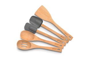 Anolon Advanced Tools Natural Beechwood 5-Piece Tool Set Anolon Advanced Tools Natural Beechwood 5-Piece Tool Set