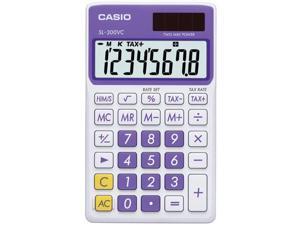 Casio Sl300Vcplsih Solar Wallet Calculator With 8-Digit Display ,Purple Casio Sl300Vcplsih Solar Wallet Calculator With 8-Digit Display ,Purple