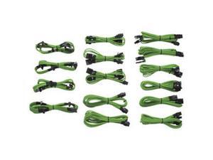 Corsair Professional Individually Sleeved DC Cable Kit, Type 3 (Generation 2), Green Corsair Professional Individually Sleeved DC Cable Kit, Type 3 (Generation 2), Green