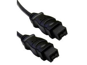 IEEE-1394B, 9P to 9P, FireWire 800 Cable, Black, 3 ft IEEE-1394B, 9P to 9P, FireWire 800 Cable, Black, 3 ft