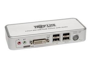 Tripp Lite 2-Port Compact DVI/USB KVM Switch with Audio - KVM swi ... Tripp Lite 2-Port Compact DVI/USB KVM Switch with Audio - KVM swi ...