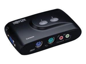 Tripp Lite 2-Port Compact PS/2 KVM Switch with Audio - KVM switch ... Tripp Lite 2-Port Compact PS/2 KVM Switch with Audio - KVM switch ...