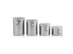 4 pc SS Canister Set 4 pc SS Canister Set