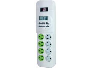 GE 14623 8-Outlet Surge Protector with Digital Timer, 4ft Cord GE 14623 8-Outlet Surge Protector with Digital Timer, 4ft Cord