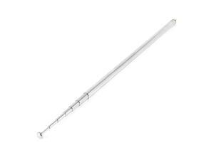 Silver Tone AM FM Radio TV 7 Sections Telescopic Antenna Aerial 44" 112cm Silver Tone AM FM Radio TV 7 Sections Telescopic Antenna Aerial 44" 112cm