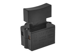 AC 220V 10A 5E4 Plastic DPST Lock on Circular Saw Trigger Switch AC 220V 10A 5E4 Plastic DPST Lock on Circular Saw Trigger Switch