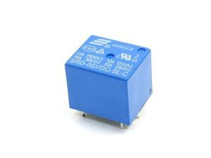 SRD-05VDC-SL-C DC 5V Rating Coil SPDT PCB Miniature Power Relay Blue SRD-05VDC-SL-C DC 5V Rating Coil SPDT PCB Miniature Power Relay Blue