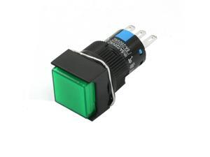 LA128A Latching SPDT 6Pins Green Button Pushbutton Switch LA128A Latching SPDT 6Pins Green Button Pushbutton Switch