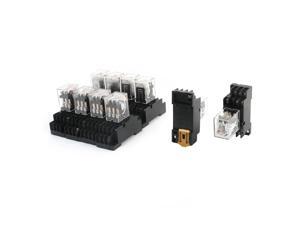 10 Pcs AC 110V Coil 3PDT 11Pin 3NO 3NC 35mm DIN Rail Mount Power Relay 10 Pcs AC 110V Coil 3PDT 11Pin 3NO 3NC 35mm DIN Rail Mount Power Relay