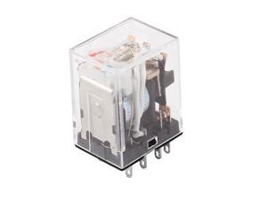 HH53PL AC 110V/120V Coil 11-Pin 3PDT Red LED Light Electromagnetic Relay HH53PL AC 110V/120V Coil 11-Pin 3PDT Red LED Light Electromagnetic Relay