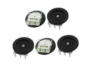 5Pcs 16mmx2mm 10K ohm Stereo Radio Volume Control Wheel Potentiometer B103 5Pcs 16mmx2mm 10K ohm Stereo Radio Volume Control Wheel Potentiometer B103
