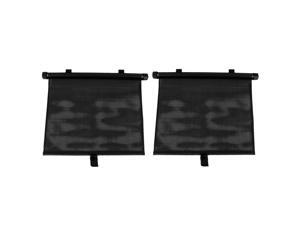 2 Pcs Car Auto Rear Window Windshield Black Sun Shade Visor Sunshade 48cm x 36cm 2 Pcs Car Auto Rear Window Windshield Black Sun Shade Visor Sunshade 48cm x 36cm