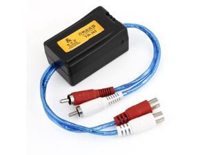 Car Audio Stereo RCA Amplifier Noise Filter Ground Loop Isolator Input Output Car Audio Stereo RCA Amplifier Noise Filter Ground Loop Isolator Input Output