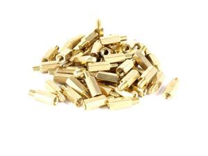 50 Pcs PC PCB Motherboard Brass Standoff Hexagonal Spacer M3 10+4mm 50 Pcs PC PCB Motherboard Brass Standoff Hexagonal Spacer M3 10+4mm