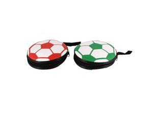 Football Style 24 Capacity Disc CD DVD Holder Storage Case Hand Carry Bag 2pcs Football Style 24 Capacity Disc CD DVD Holder Storage Case Hand Carry Bag 2pcs