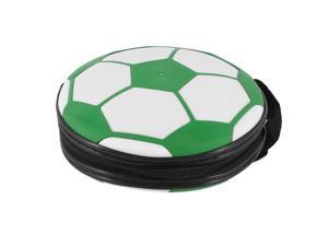 Blue White Football Pattern Zippered 24 Capacity DVD CD Holder Bag Case Blue White Football Pattern Zippered 24 Capacity DVD CD Holder Bag Case