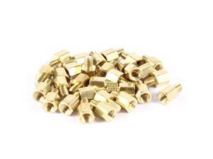 30 Pcs PC PCB Motherboard Brass Standoff Hexagonal Spacer M3 5+4mm 30 Pcs PC PCB Motherboard Brass Standoff Hexagonal Spacer M3 5+4mm