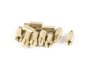 10 Pcs PC PCB Motherboard Brass Standoff Hexagonal Spacer M3 9+4mm 10 Pcs PC PCB Motherboard Brass Standoff Hexagonal Spacer M3 9+4mm