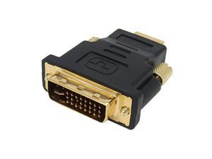 Male to Male DVI-I Dual Link HDMI Video Adapter Black Replacement Male to Male DVI-I Dual Link HDMI Video Adapter Black Replacement